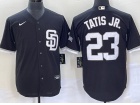 San Diego Padres #23 Fernando Tatis Jr Black Cool Base Jersey