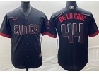 Nike Cincinnati Reds #44 Elly De La Cruz Black 2023 City Connect Jersey