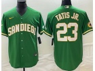 San Diego Padres #23 Fernando Tatis Jr Green Cool Base Jersey