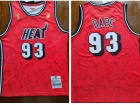 BAPE x Mitchell & Ness Miami Heat #93 Bape Red Jersey