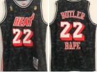 BAPE x Mitchell & Ness Miami Heat #22 Jimmy Butler Black Jersey