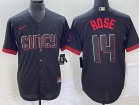 Nike Cincinnati Reds #14 Pete Rose Black 2023 City Connect Jersey