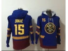 Denver Nuggets #15 Nikola Jokic Blue Hoodies