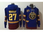 Denver Nuggets #27 Jamal Murray Blue Hoodies