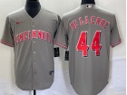 Cincinnati Reds #44 Elly De La Cruz Grey Cool Base Jersey