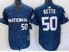 Los Angeles Dodgers #50 Mookie Betts Blue 2023 All Star Jerseys