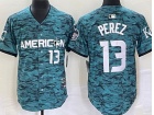 Kansas City Royals #13 Salvador Perez Green 2023 All Star Jerseys