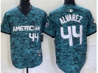 Houston Astros #44 Yordan Alvarez Green 2023 All Star Jerseys