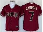 Arizona Diamondbacks #7 Corbin Carroll Red Cool Base Jersey