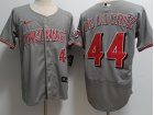 Cincinnati Reds #44 Elly De La Cruz Grey Flexbase Jersey