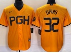 Pittsburgh Pirates #32 Henry Davis Yellow City Cool Base Jersey