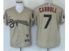 Arizona Diamondbacks #7 Corbin Carroll Cream Cool Base Jersey