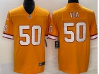 Tampa Bay Buccaneers #50 Vita Vea Orange Throwback Limited Jersey