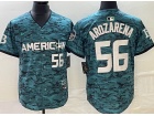 Tampa Bay Rays #56 Randy Arozarena Green 2023 All Star Jerseys