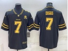 Dallas Cowboys #7 Trevon Diggs Black Golden 3rd Limited Jersey