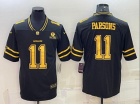 Dallas Cowboys #11 Micah Parsons Black Golden 3rd Limited Jersey