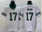 New York Jets #17 Garrett Wilson White Legacy Vapor F.U.S.E. Limited Jersey