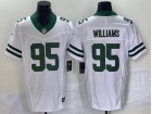 New York Jets #95 Quinnen Williams White Legacy Vapor F.U.S.E. Limited Jersey