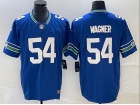 Seattle Seahawks #54 Bobby Wagner Blue Throwback Vapor F.U.S.E. Limited Jersey