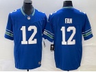 Seattle Seahawks #12 Fan Blue Throwback Vapor F.U.S.E. Limited Jersey