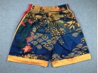 Golden State Warriors Navy Blue Rabbit Year Throwback Short