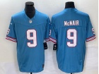 Tennessee Titans #9 Steve McNair Baby Blue Throwback Vapor F.U.S.E. Limited Jersey