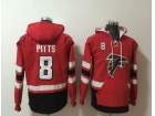 Atlanta Falcons #8 Kyle Pitts Red Hoodies