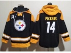 Pittsburgh Steelers #14 George Pickens Black Hoodie