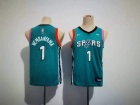 Youth San Antonio Spurs #1 Victor Wembanyama Teal 2022-23 City Jersey