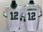 Philadelphia Eagles #12 Randall Cunningham White Throwback Limited Jersey