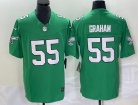 Philadelphia Eagles #55 Brandon Graham Green Throwback Limited Jersey