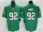 Philadelphia Eagles #92 Reggie White Green Throwback Limited Jersey