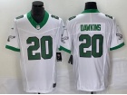 Philadelphia Eagles #20 Brian Dawkins White Throwback Limited Jersey