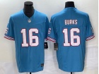 Tennessee Titans #16 Treylon Burks Baby Blue Throwback Vapor F.U.S.E. Limited Jersey