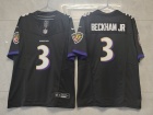 Baltimore Ravens #3 Odell Beckham Jr Black Vapor Limited Jersey