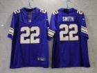 Minnesota Vikings #22 Harrison Smith Purple Throwback Limited Jersey