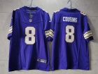 Minnesota Vikings #8 Kirk Cousins Purple Throwback Limited Jersey