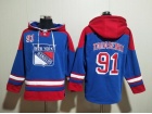 New York Rangers #91 Vladimir Tarasenko Blue Hoodie