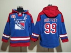 New York Rangers #99 Wayne Gretzky Blue Hoodie