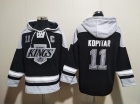 Los Angeles Kings #11 Anze Kopitar Black KINGS Hoodie