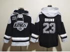 Los Angeles Kings #23 Dustin Brown Black KINGS Hoodie