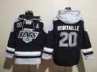 Los Angeles Kings #20 Luc Robitaille Black KINGS Hoodie