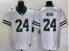 Philadelphia Eagles #24 Darrelle Revis White Throwback Limited Jersey