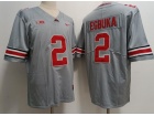 Ohio State Buckeyes #2 Emeka Egbuka Grey Limited Jersey