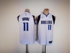 Youth Dallas Mavericks #11 Kyrie Irving White Jerseys