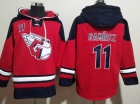 Cleveland Guardians #11 Jose Ramirez Red Hockey Hoodie