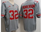 Ohio State Buckeyes #32 TreVeyon Henderson Grey Limited Jersey