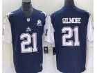 Dallas Cowboys #21 Stephon Gilmore Blue Thanksgiving 3rd Limited Jersey