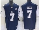 Dallas Cowboys #7 Trevon Diggs Blue Thanksgiving 3rd Limited Jersey