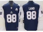 Dallas Cowboys #88 CeeDee Lamb Blue Thanksgiving 3rd Limited Jersey